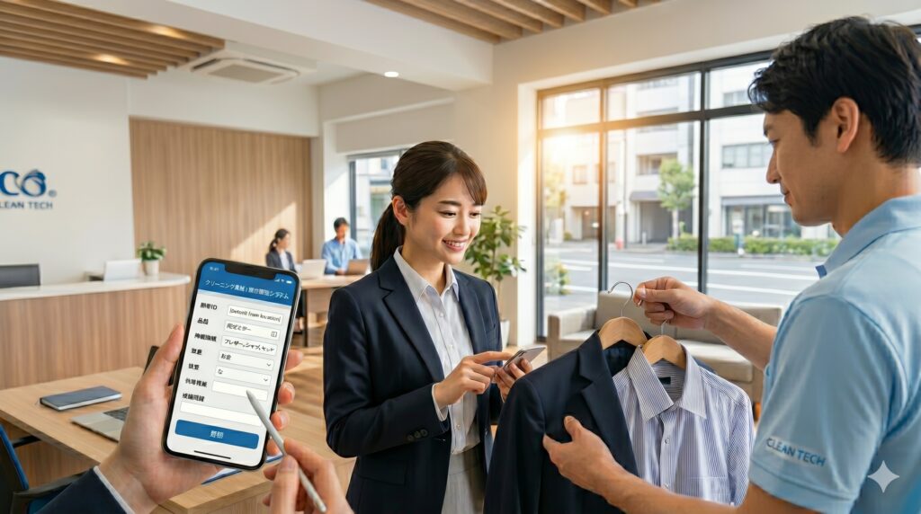 クリーニング集配・請求管理システム