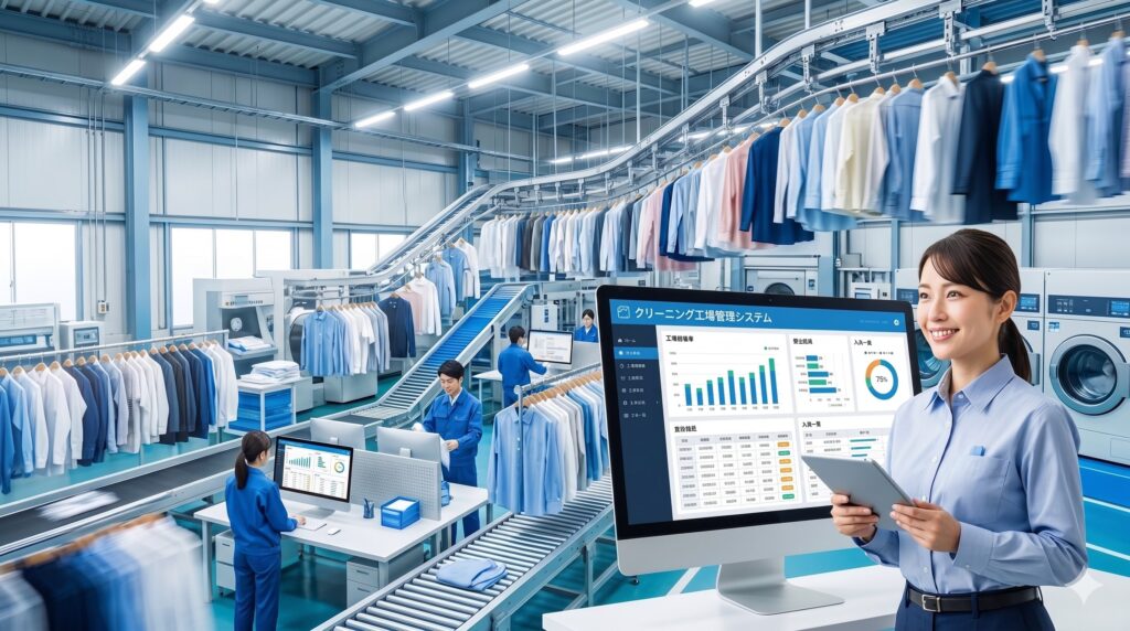 クリーニング工場管理システム