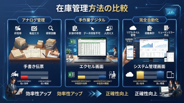 入出庫管理とは？基本手順からエクセル・システムの比較まで徹底解説
