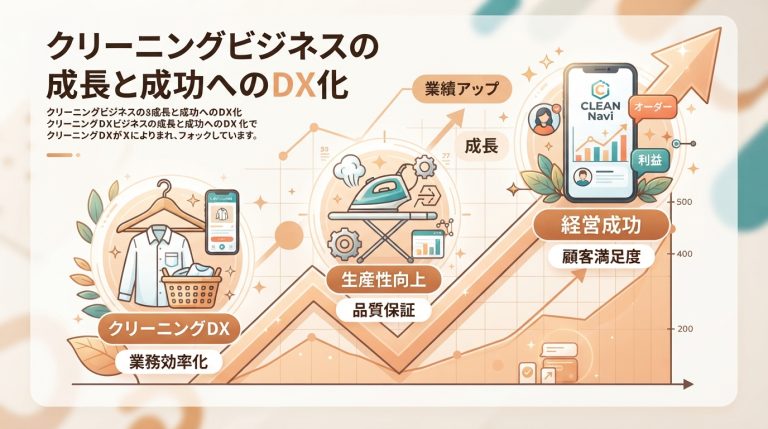 クリーニング店経営を成功させる！儲かるための集客・差別化・DX戦略